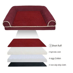 Cat Dog Bed Sofa Warm Cat Nest Pet Bed for Small Medium Dogs Cats Comfortable Plush Non-Slip Puppy Pet Supplies Sofa Bed
