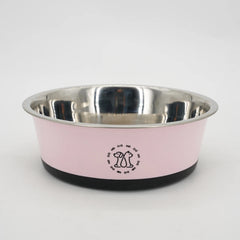 1PC Non-Slip Stainless Steel Dog Food Bowl Cat Bowl Anti-Tip Non-Slip Pet Bowl