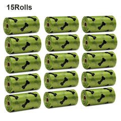 New 300PCS/20 Rolls Pet Biodegradable Trash Bag Dog Poop Bags Scented Poo Bag Degradable Cat Waste Bags Dog Poop Dispenser Gifts