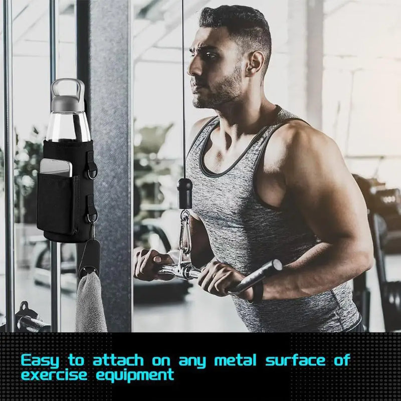 2025 New Magnetic Water Bottle Pouch Bag Gym-Specific Water Cup Holder with Strong Magnet for Outdoor Sports Cup Holder Bag R0Q2