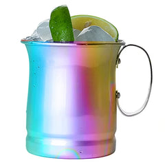 Hammered Copper Plated Stainless Steel Moscow Mule Mug Drum-Type Beer Cup Coffe Cup Water Glass Drinkware