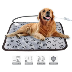 1PCS Dog and Cat Electric Blanket Heating Pad Pet Mattress Waterproof Anti-Bite Adjustable Temperature Chair Cushion
