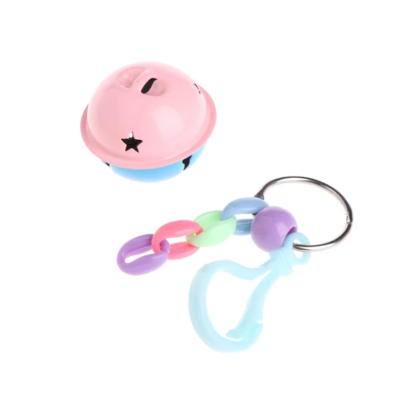 Pets Birds Parrots Colorful Toys Hanging Cage Paws Metal Bells for Mini Medium