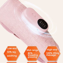 Electric Leg Massager Air Compression Massage Machine Wireless Heat Vibration Calf Massage Blood Circulation Muscle Pain Relief