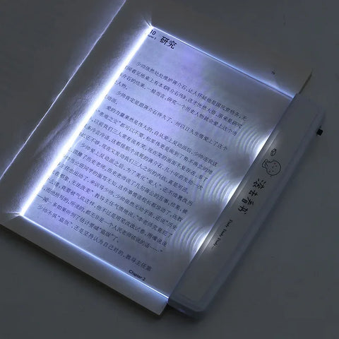 Student Night Reading Lamp Flat Plate Car Travel Panel LED Led Flat Night Vision Reading Light Tablet Book Light Eye Protection