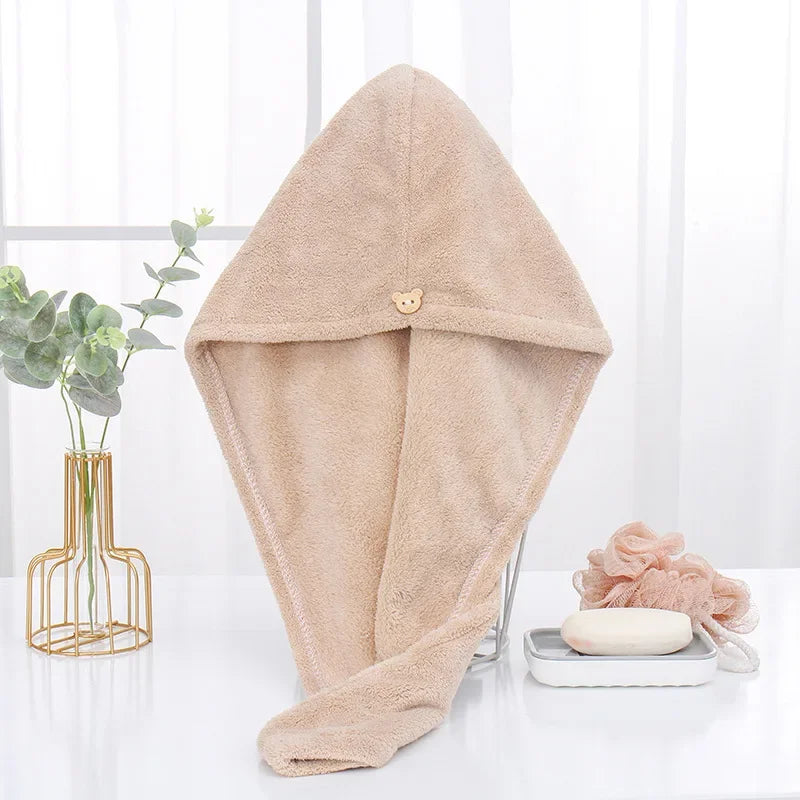 Magic Quick Drying Microfiber Hair Towel Fast Drying Dryer Towel Women Wrap Head Absorption Water Bath Hat
