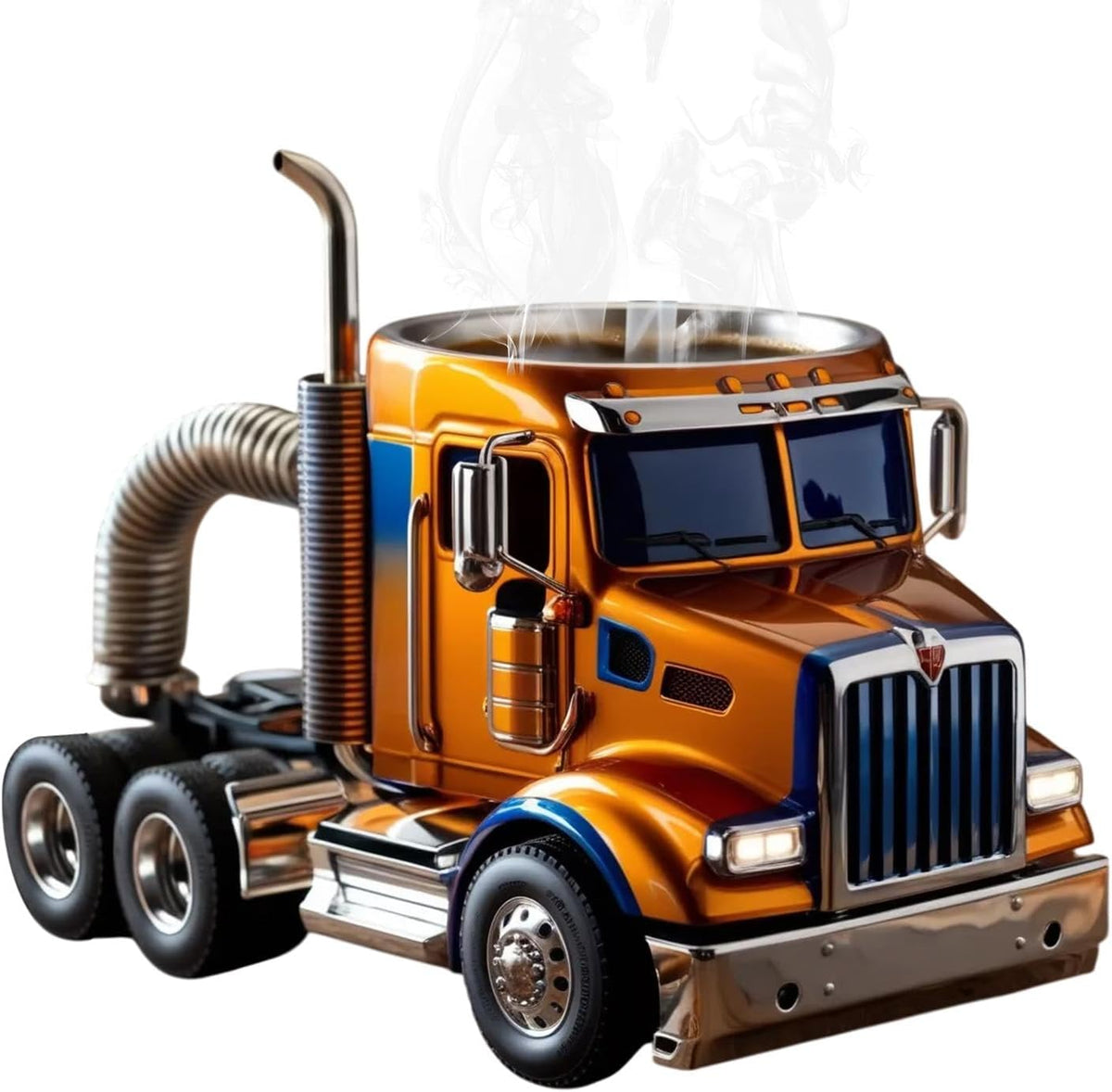 Semi Truck Coffee Mug,Novel Semi Trailer Coffee Cup,11Oz Novelty Coffee Cup,Funny Mugs Truck Drinking Cups,Creative Water Drinking Cups Truck Shaped for Men, Friends and Lovers
