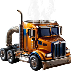 Semi Truck Coffee Mug,Novel Semi Trailer Coffee Cup,11Oz Novelty Coffee Cup,Funny Mugs Truck Drinking Cups,Creative Water Drinking Cups Truck Shaped for Men, Friends and Lovers