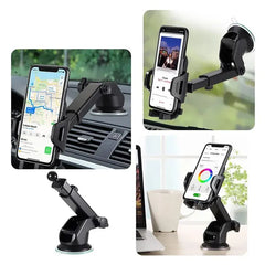 Sucker Car Phone Holder Mount Stand Suction Cup Smartphone Mobile Cell Support in Car Bracket for Iphone Xiaomi Huawei Samsung
