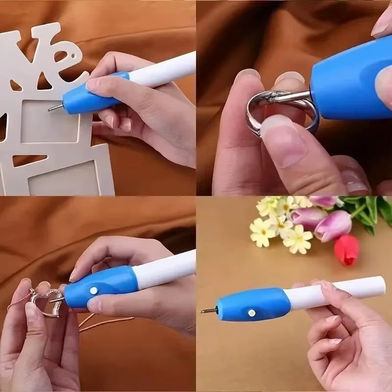 Mini Wireless Engraving Pen, Precision Electric Engraving Pen, Name Writing Engraving Tool for Crafts and DIY.