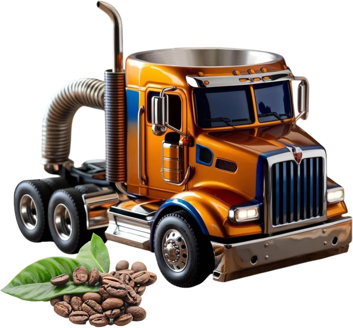 Semi Truck Coffee Mug,Novel Semi Trailer Coffee Cup,11Oz Novelty Coffee Cup,Funny Mugs Truck Drinking Cups,Creative Water Drinking Cups Truck Shaped for Men, Friends and Lovers