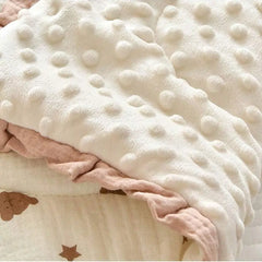 Baby Doudou Velvet Mattress, 3D Doudou Velvet Baby Bedding, Soft Comfortable Dual-Sided Use, Perfect Gift for Baby Shower