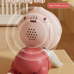 1 Crawling Doll Baby Toy with Music, Aged 0-1, Learning Crawling Guidance and Head up Training