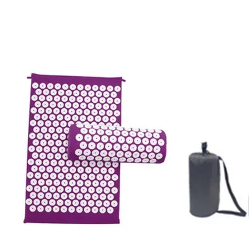 1PC/SET Massager Cushion Acupressure Mat Pillow Relieve Stress Back Pain Massage for Acupuncture Yoga Muscle Relaxation