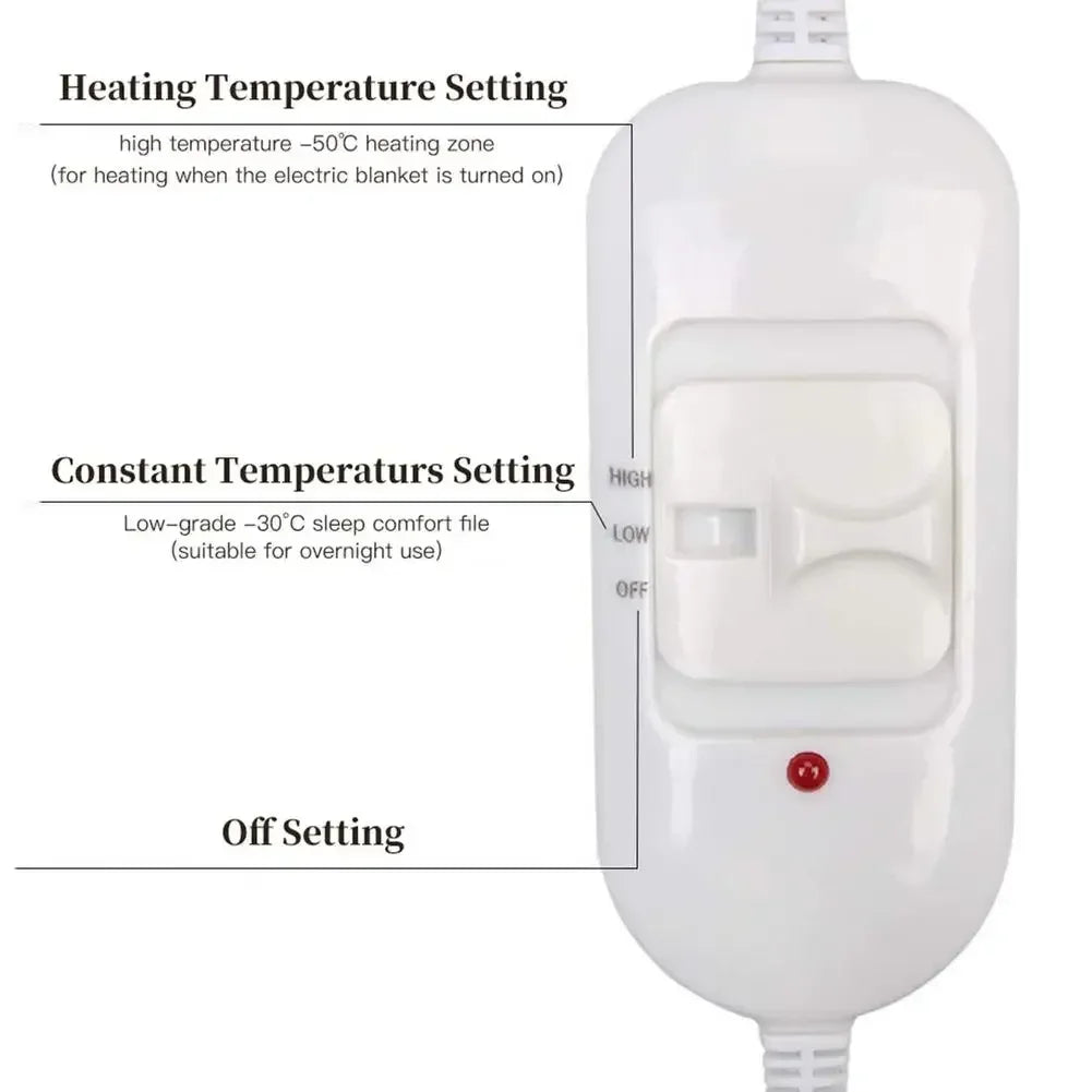1PCS Dog and Cat Electric Blanket Heating Pad Pet Mattress Waterproof Anti-Bite Adjustable Temperature Chair Cushion