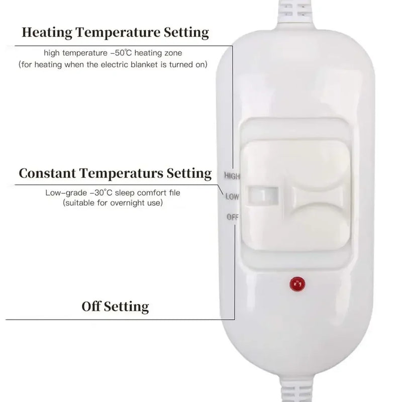 1PCS Dog and Cat Electric Blanket Heating Pad Pet Mattress Waterproof Anti-Bite Adjustable Temperature Chair Cushion