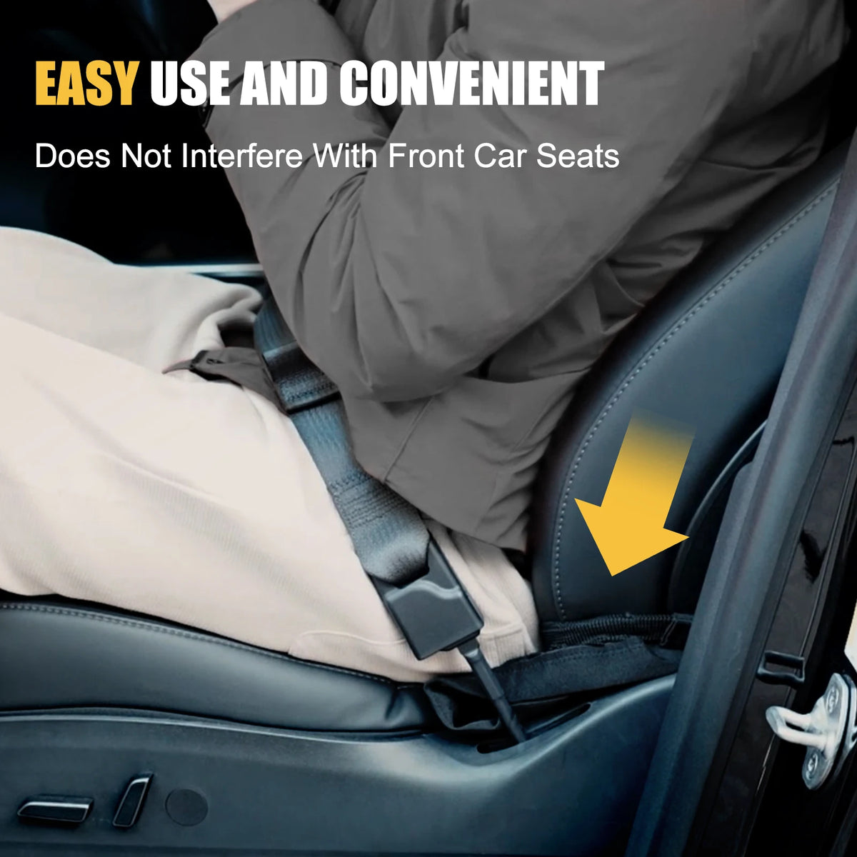 Car Seat Net Elastic Double Layer Storage Mesh Net Fit for Front Seat Handbag Holder with Adjustable Shoulder Strap 19.68×15.7