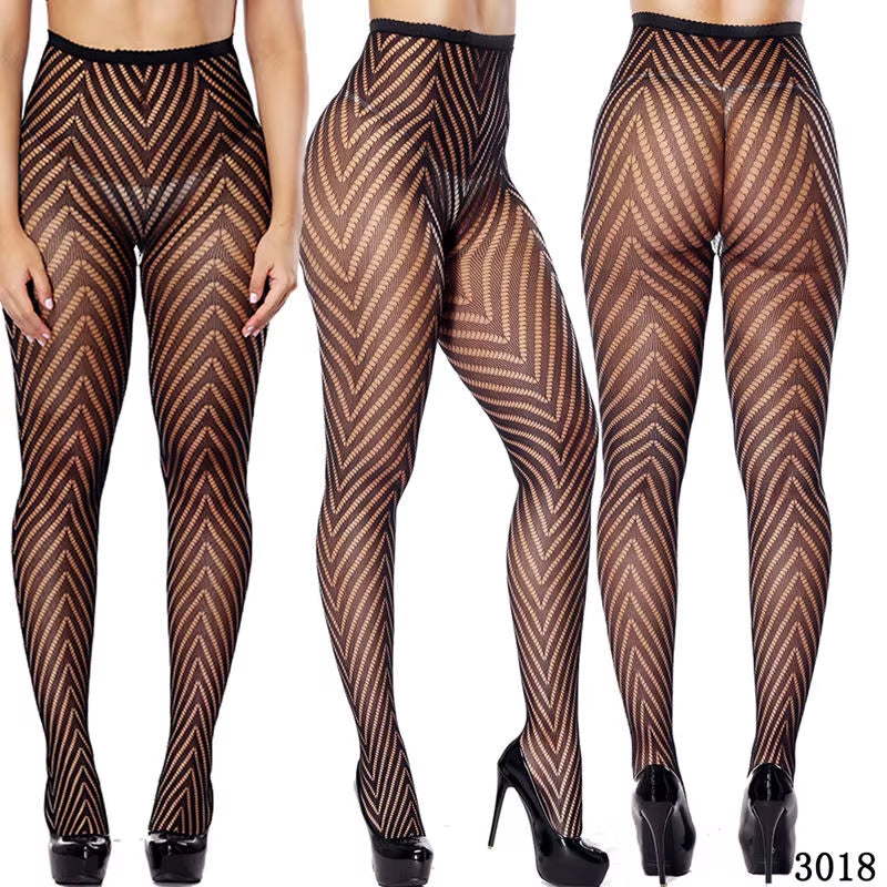 DOIAESKV 3XL plus Fishnet Tights Women Sexy Erotic Lingerie Pantyhose Sex Body Stockings Large Size Tights Sexy Women Pantyhose