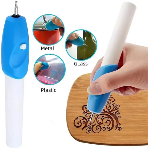 Mini Wireless Engraving Pen, Precision Electric Engraving Pen, Name Writing Engraving Tool for Crafts and DIY.