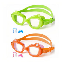 **Marisun Kids Swim Goggles (2-Pack) – Anti-Fog, UV Protection, Wide View Swimming Goggles for Boys & Girls Ages 3–15+, Shatter-Resistant Lenses for Pool, Beach & Outdoor Swimming**