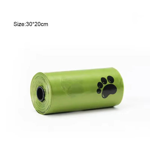 New 300PCS/20 Rolls Pet Biodegradable Trash Bag Dog Poop Bags Scented Poo Bag Degradable Cat Waste Bags Dog Poop Dispenser Gifts