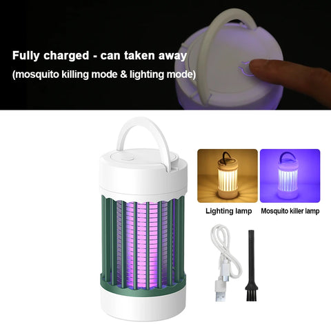 USB Charging Electric Mosquito Killer Lamp UV Light USB 5V Bug Zapper Mosquito Lamp for Bedroom Outdoor Camping Mosquito Lamp