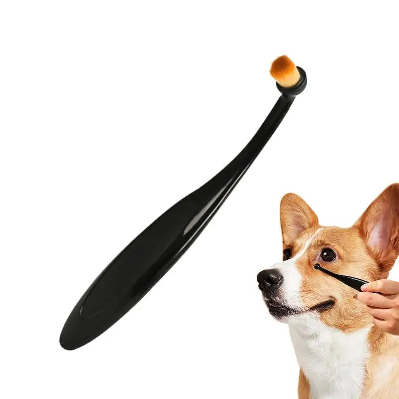 Pets Eye Comb Dogs Tear Stain Remover Brush Pet Eye Cleaning Brush Cleaning Accessories Removing Crust Mucus for Small Cat Dog