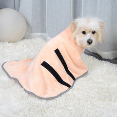 Quick-Drying Pet Absorbent Towel Dog Bathrobe Pet Dog Bath Towel for Dogs Cats Microfiber Absorbent Pet Drying Towel Pet Supplies Pet Products