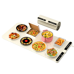 Upgrated Food Warming Mat,Foldable Electric Warming Tray, Adjustable Max Temperature 212°F,Warming Tray for Buffets Party ,Full Surface Heating for Tableware and Coasters,Premium Silicone Nano-Material,Thanksgiving,Christmas Adjustable Electric