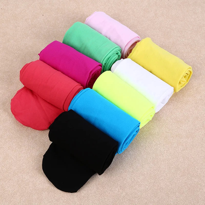 Baby Kids Girls Tights Pantyhose Stockings Hot Cartoon Pattern Soft Velvet Ballet Lovely Stocking Collant Pantyhose Children