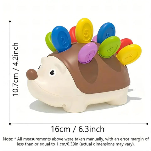 Fine Motor Toys for Toddlers, Multi Activity Playset, Hedgehog Learning Counting & Sorting Montessori Educational Sensory Toy, Development Sensory Gifts for Kids Boys Girls