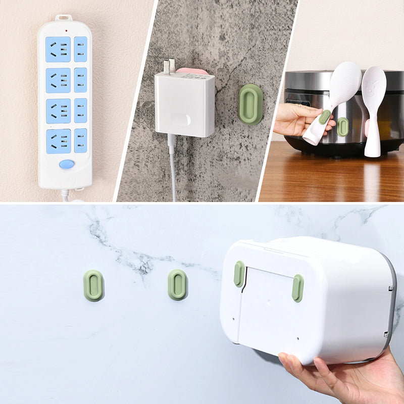 Magnetic Remote Control Holder Strong Self-Adhesive Wall Mount Bracket for TV Conditioner Remotes Universal Household Organizer