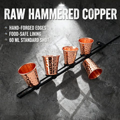New 100% Copper Cups Pure Solid Moscow Mule PURE Copper Mugs-Shaped 2Oz Cocktail Cups Beer Cup Milk Mug Drinkware