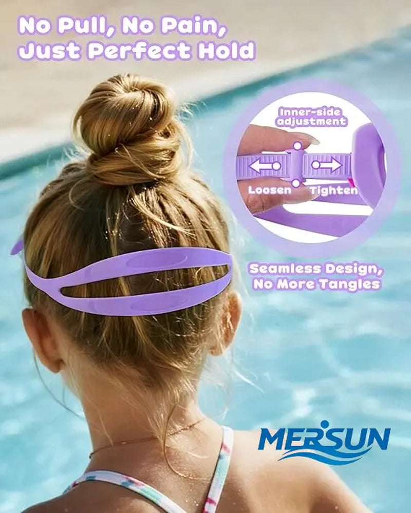 **Marisun Kids Swim Goggles (2-Pack) – Anti-Fog, UV Protection, Wide View Swimming Goggles for Boys & Girls Ages 3–15+, Shatter-Resistant Lenses for Pool, Beach & Outdoor Swimming**