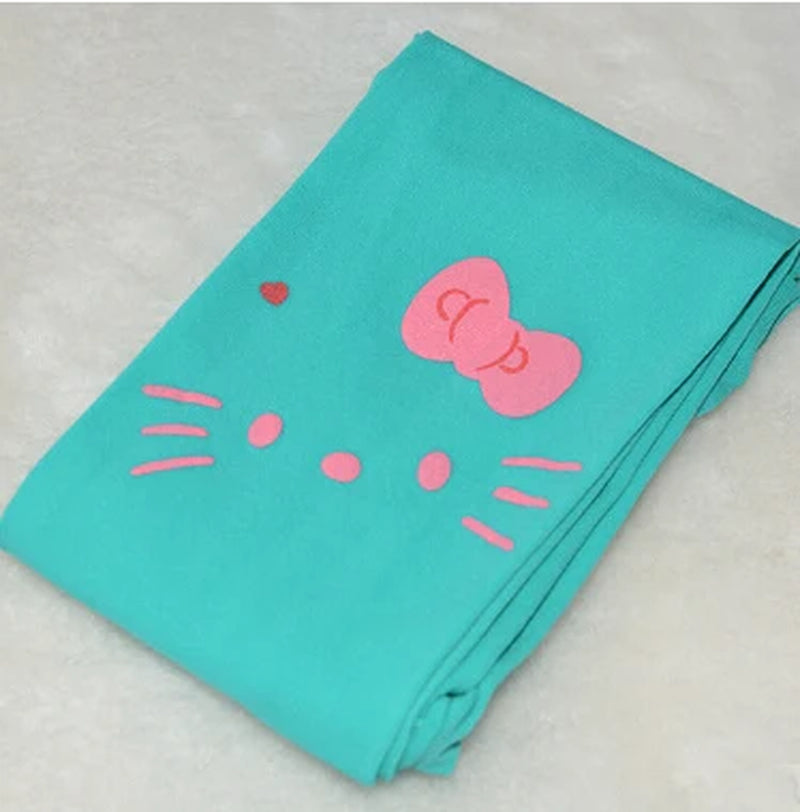 Girl Tights Cat Print Children Kids Pantyhose Velvet Fabric Princess Party Dance Tights Girl Stockings 3-9T Tights Spring Summer