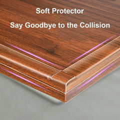 Table Edge Guard Tape Furniture Corner Bumper Self Adhesive Collision Proof Protective Strip Thickened Transparent Soft Tape