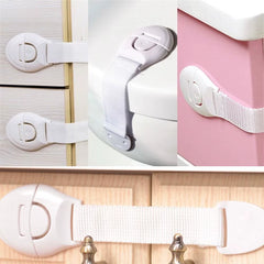 10PCS Baby Security Protection Child Safety Cabinet Lock Cabinet Cupboard Baby Safety Locks Fridge Durable Drawer Locks