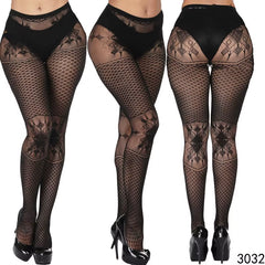 DOIAESKV 3XL plus Fishnet Tights Women Sexy Erotic Lingerie Pantyhose Sex Body Stockings Large Size Tights Sexy Women Pantyhose