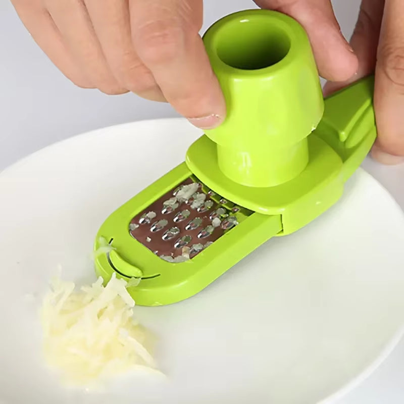1/2PCS Garlic Crusher Press Multi-Functional Manual Ginger Garlic Grinding Grater Cutter Garlic Peeler Kitchen Tools