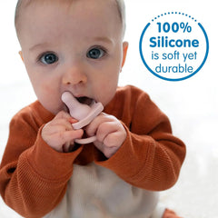 Happypaci Silicone Pacifier for Baby 0-6M, BPA Free - 3-Pack
