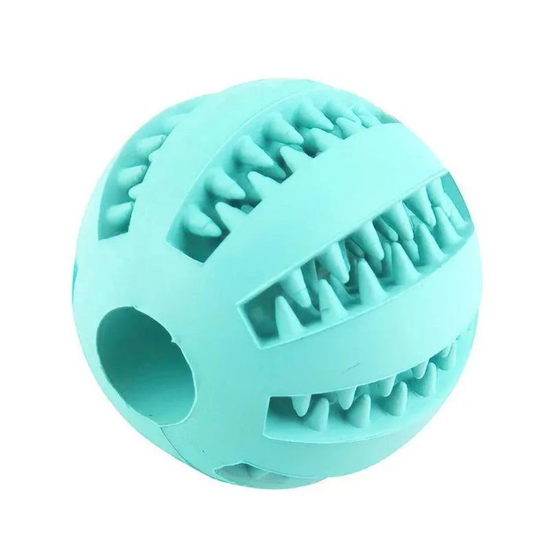Dog Toy Ball Interactive Elasticity Puppy Chew Toy Tooth Cleaning Rubber Food Interactive Bouncy Ball Pet Stuff Accessories