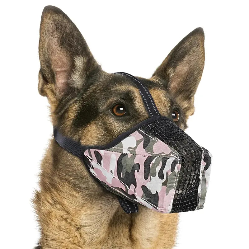 SUPET Soft Mesh No Barking Dog Muzzle - Designed for Comfort and Ease of Use, Versatile for Dogs of All Sizes