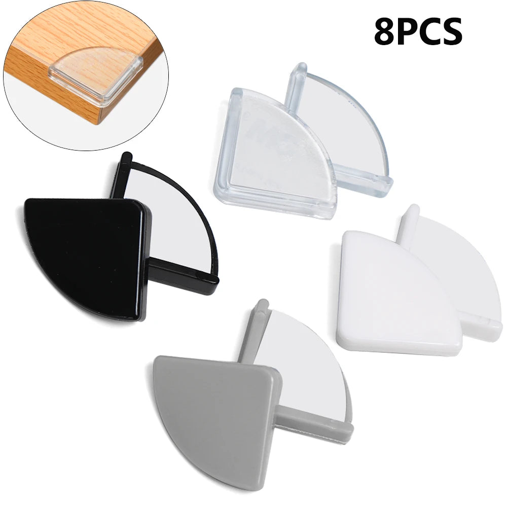 8PCS Table Corner Protector Soft Silicon Corner Protector Guard Baby Safety Protection Edge Guards Collision Avoidance Accessori
