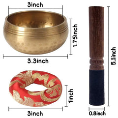 Sing Bowl Nepal Handmade Tibet Buddha Sound Bowl Music Yoga Copper Sound Therapy Religious Supplies Tibetan Singing