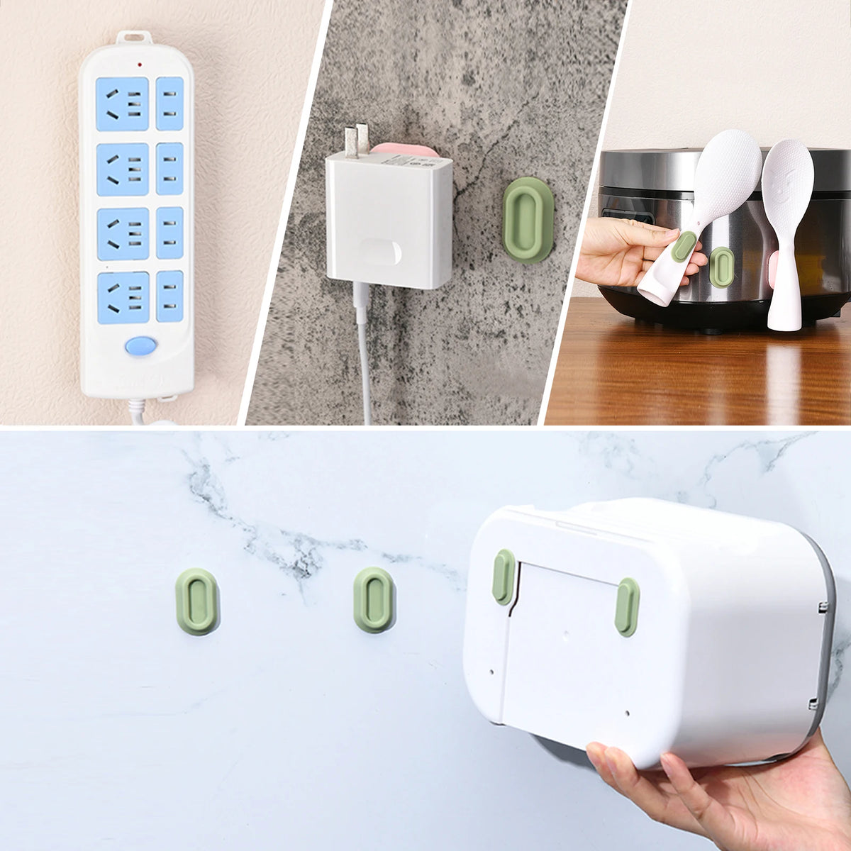Magnetic Remote Control Holder | Self-Adhesive Wall Mounted Storage Organizer