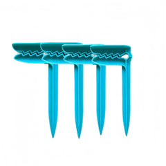 4-Pack Beach Towel Clips – Securely Fasten Towels, Sheets & Blankets – Wind-Proof Clamps for Camping, Pool & Outdoor Trips
