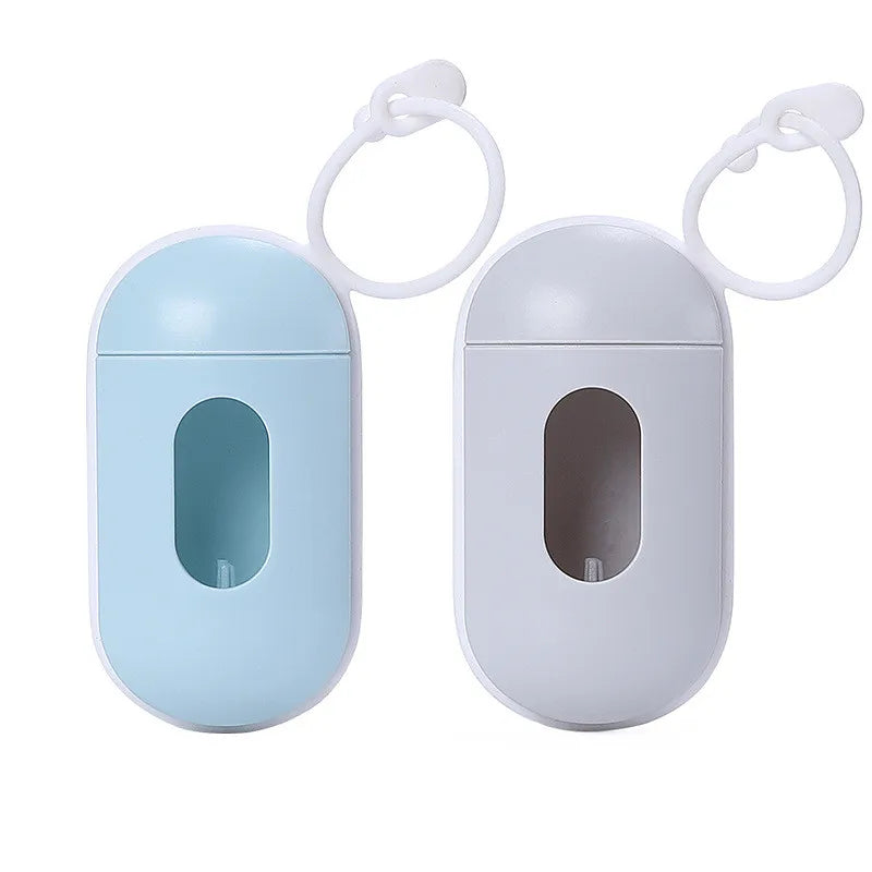 Pet Trash Bag Dispenser Dog Poop Bags Pets Waste Garbage Bags Plastic Garbage Bag Cat Dispenser Portable Outdoor Pet Trash Box