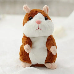 Talking Hamster Plush Toy – Voice Repeating & Nodding Interactive Toy for Kids