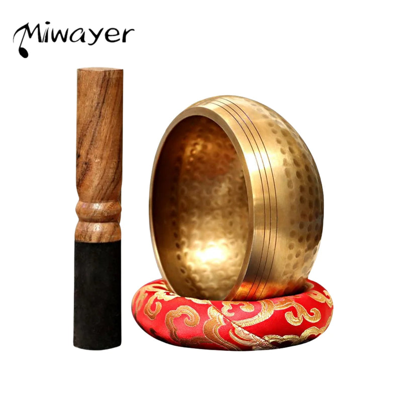 Sing Bowl Nepal Handmade Tibet Buddha Sound Bowl Music Yoga Copper Sound Therapy Religious Supplies Tibetan Singing