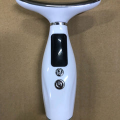Home Use LED Face Neck Massager 7 Colors Light Therapy 7 Modes 3 Levels Vibration Face Lifting anti Wrinkle Beauty Instrument